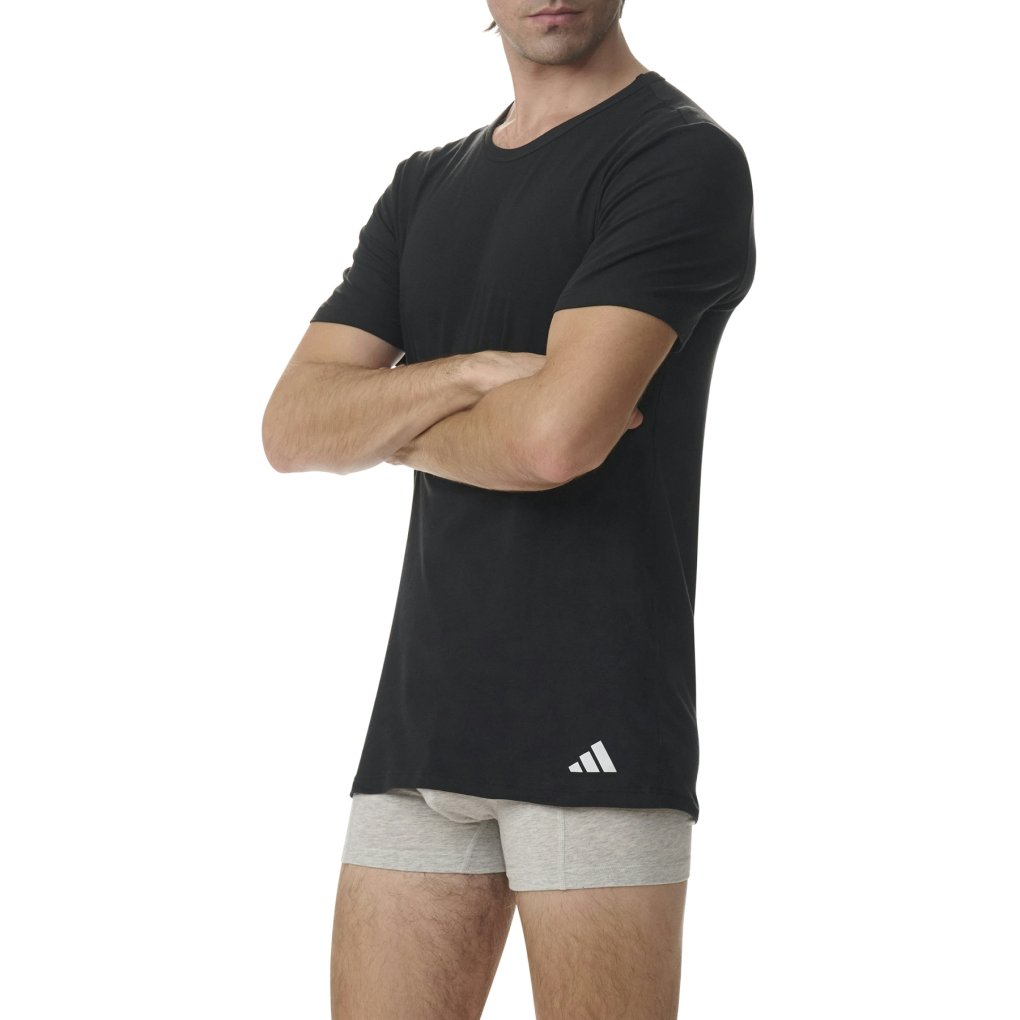 adidas Sports Underwear Active Flex Cotton Crew Neck Kurzarm-Shirt