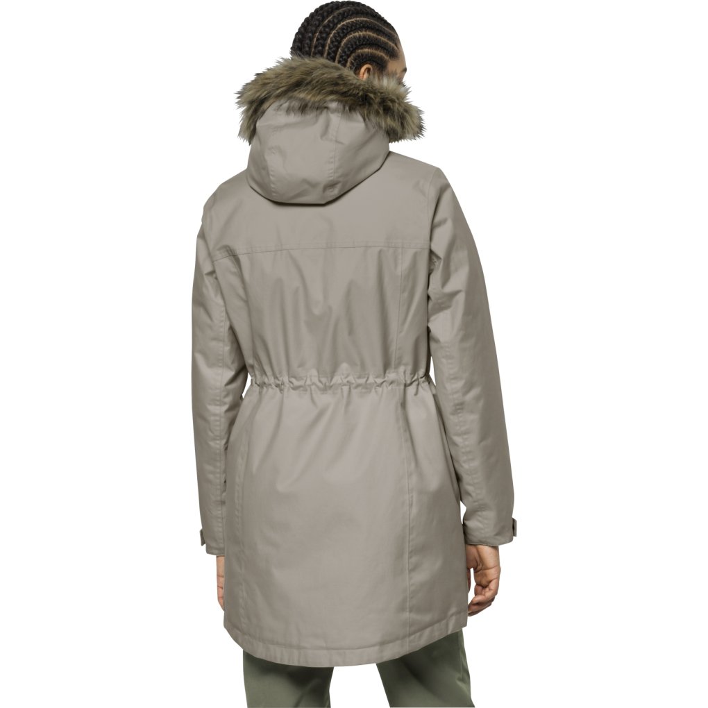Jack Wolfskin Winterfrost Ins Parka Women dusty grey BIKE24