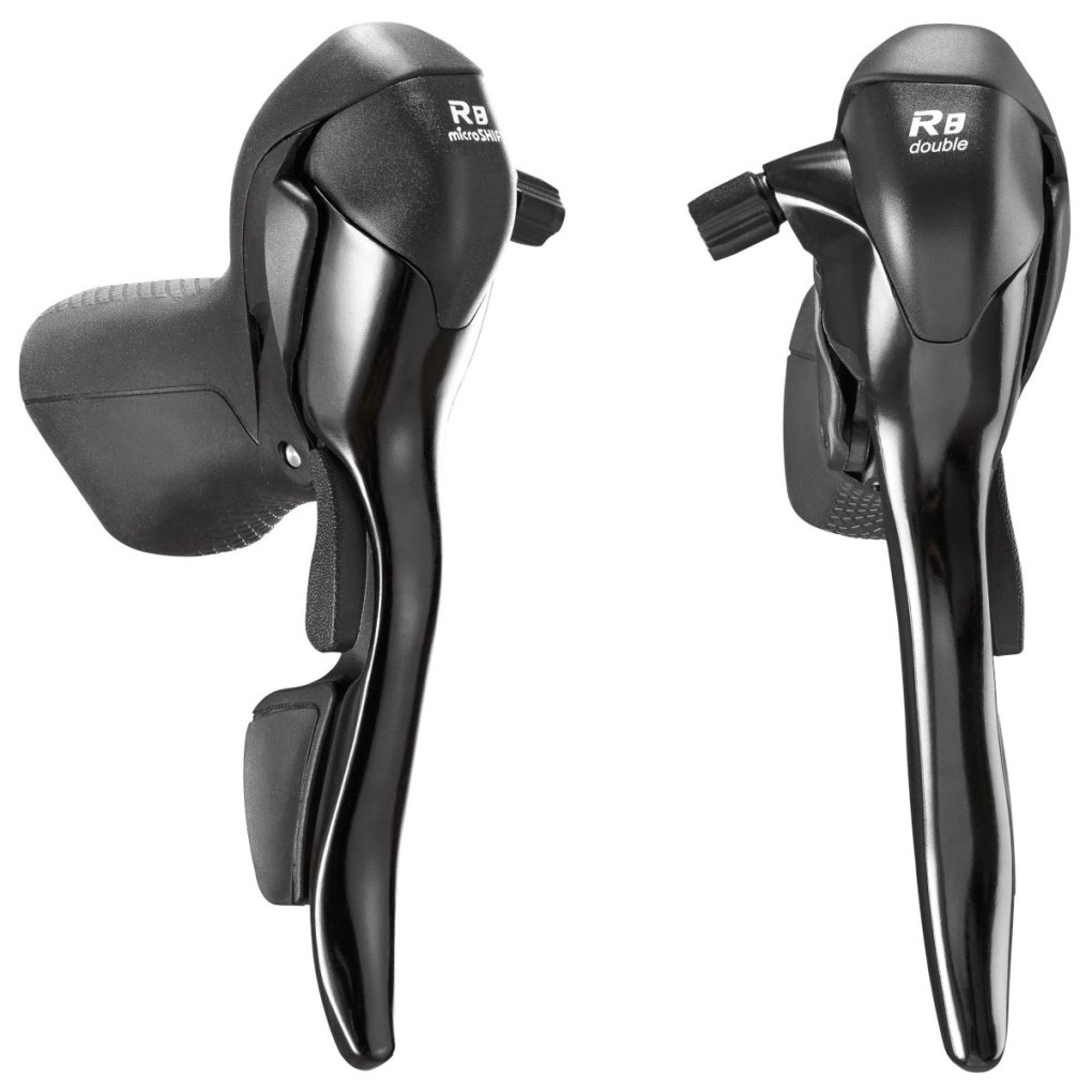 microSHIFT Drop-bar Shifter Pair 8-Speed — afbeelding 1