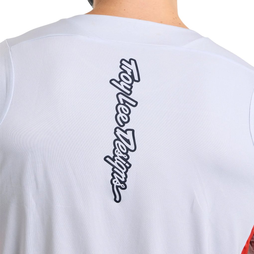 Camiseta De Manga Larga Troy Lee Designs Skyline Ride Naranja