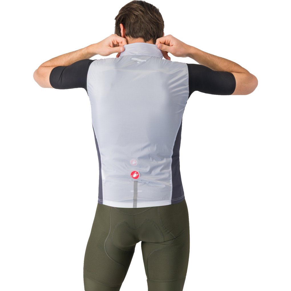 CASTELLI SQUADRA STRETCH VEST・カステリ（シルバー） Castelli Squadra Stretch Vest Men - silver grey/dark grey | BIKE24