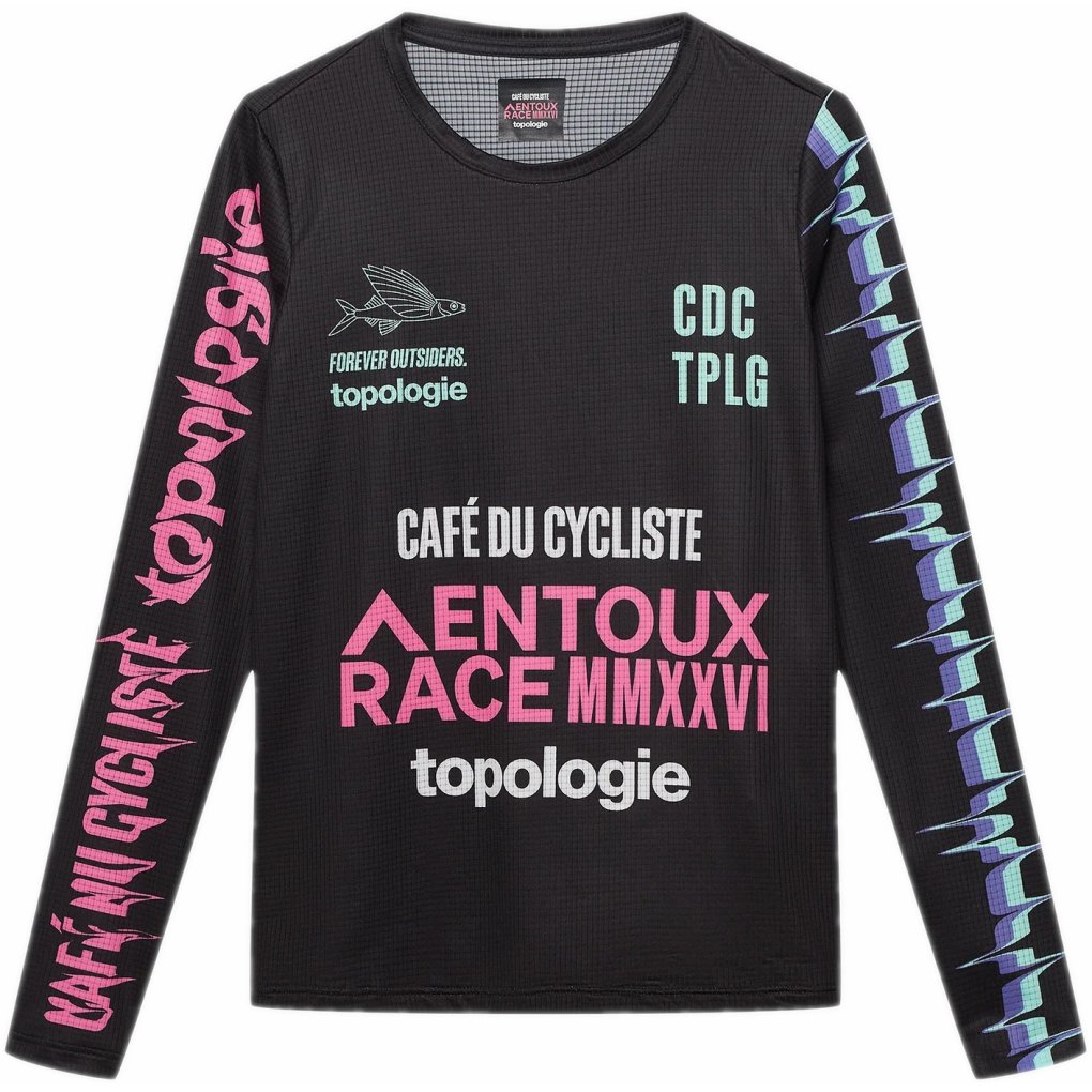 Café du Cycliste x Topologie Ambre Longsleeve Shirt Women - black