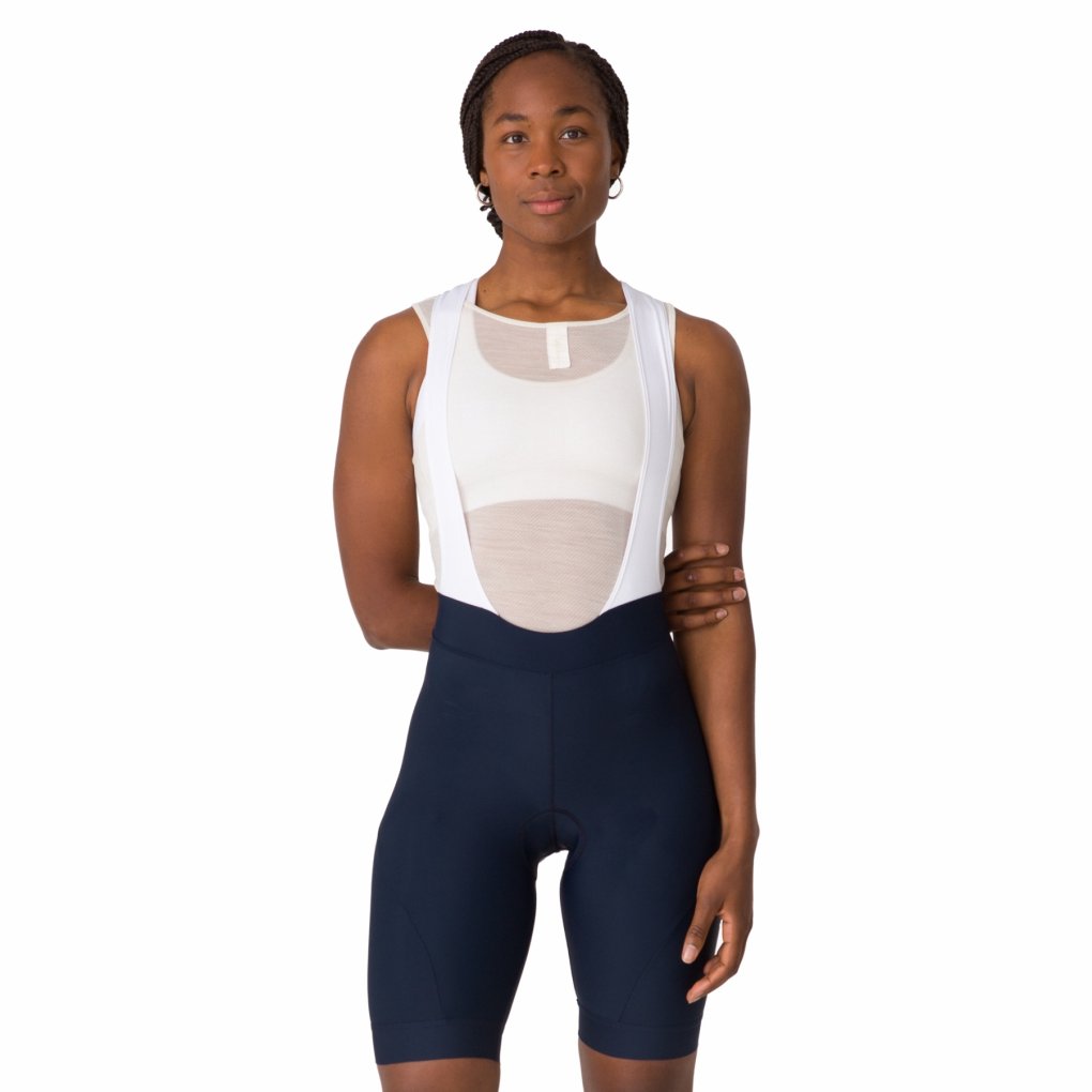 Rapha Core Bib Shorts Women - dark navy/white WAB02XX | BIKE24