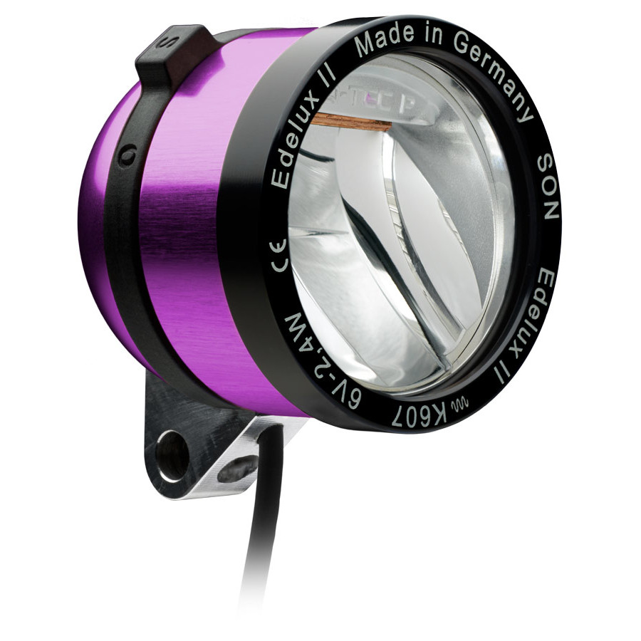 SON Edelux II - Front Light - black anodized | BIKE24