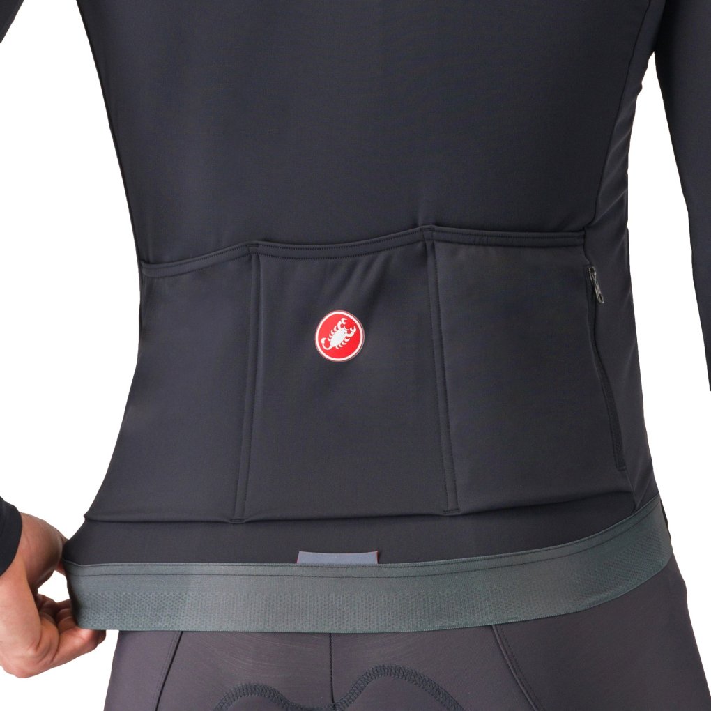 Castelli Espresso Thermal Jersey Men - light black 085 | BIKE24