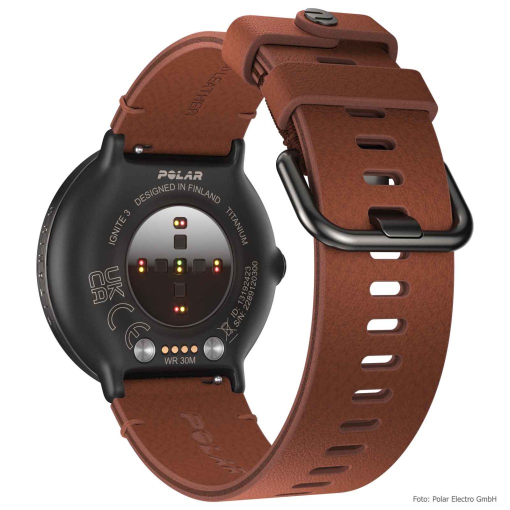 Polar Ignite Titanium GPS Fitness Watch Sun-Kissed Bronze