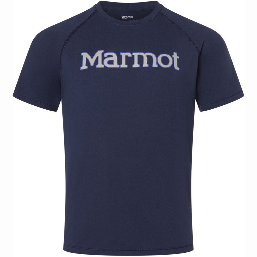 Marmot Windridge Graphic Short Sleeve T-Shirt Men - arctic navy