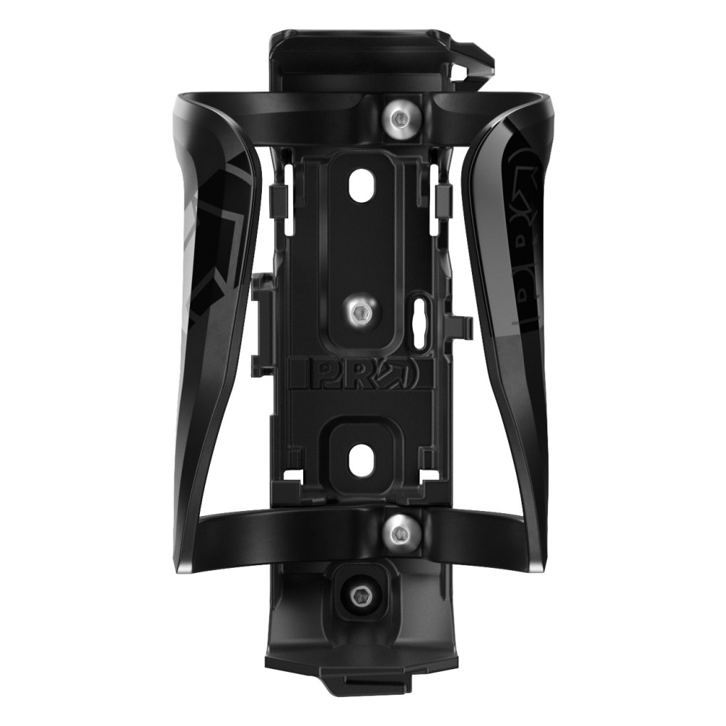 Fixation Porte-bidon P2R Avec Bouchon Potence Ahead-set – Noir Anodisé, Système Intégré, Neuf
