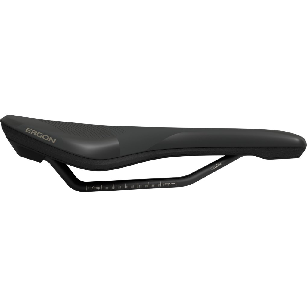 Selle Vélo Ergon ST 10 - Homme, Noir, Taille Medium/Large (270x171mm)