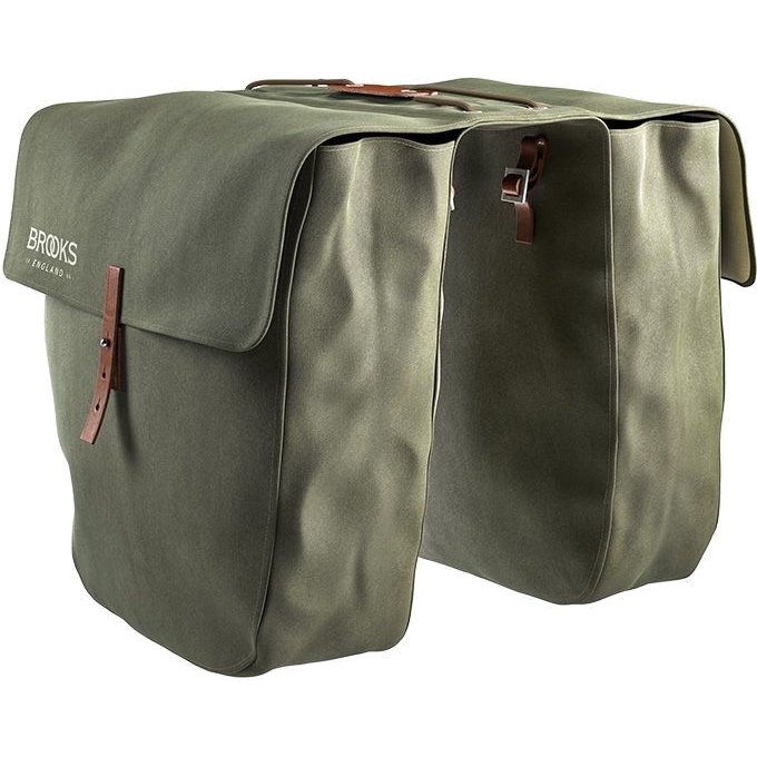 Brooks Brick Lane Roll-Up Panniers - 2x15L - grey | BIKE24