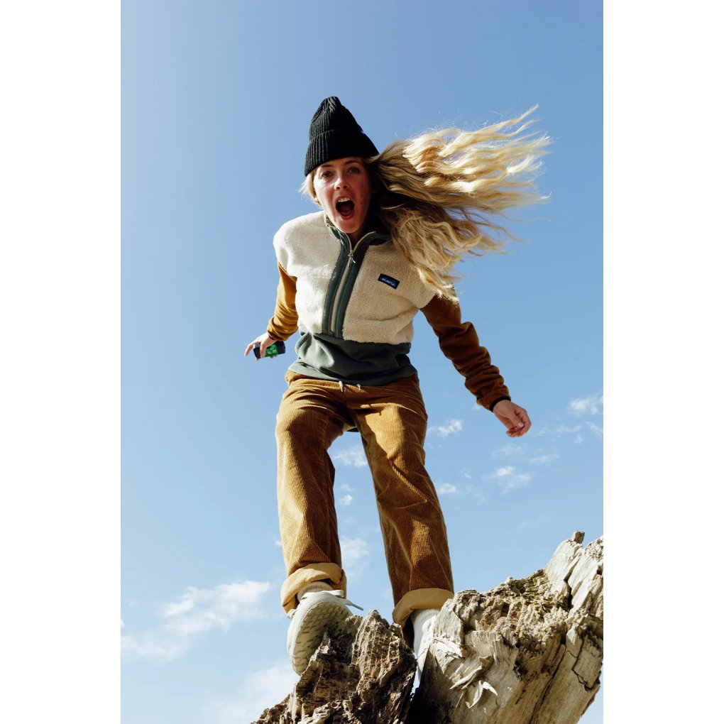 KAVU Timber Lane Fleece Pullover Women Pine Tree Block BIKE24