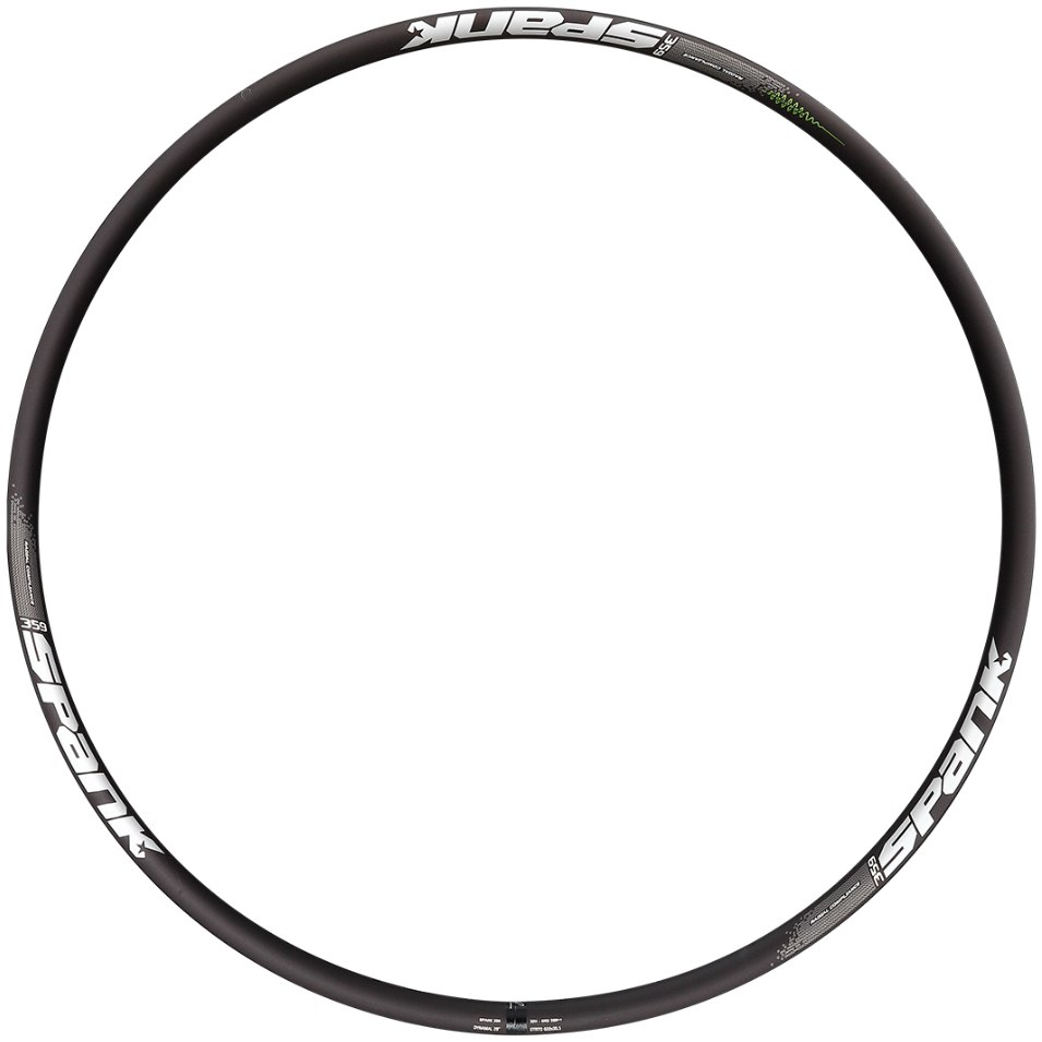 Spank 359 VibroCore Bead Bite 29 Inches MTB Rim - 32 Holes - shotpeen black / white