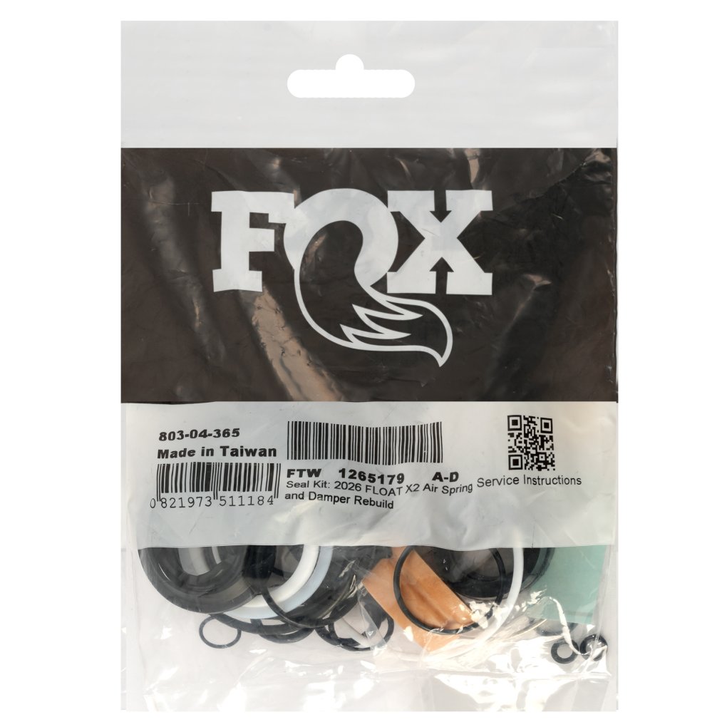 FOX Rebuild Seal Kit - 803-04-365 | for FLOAT X2 Rear Shock (2026