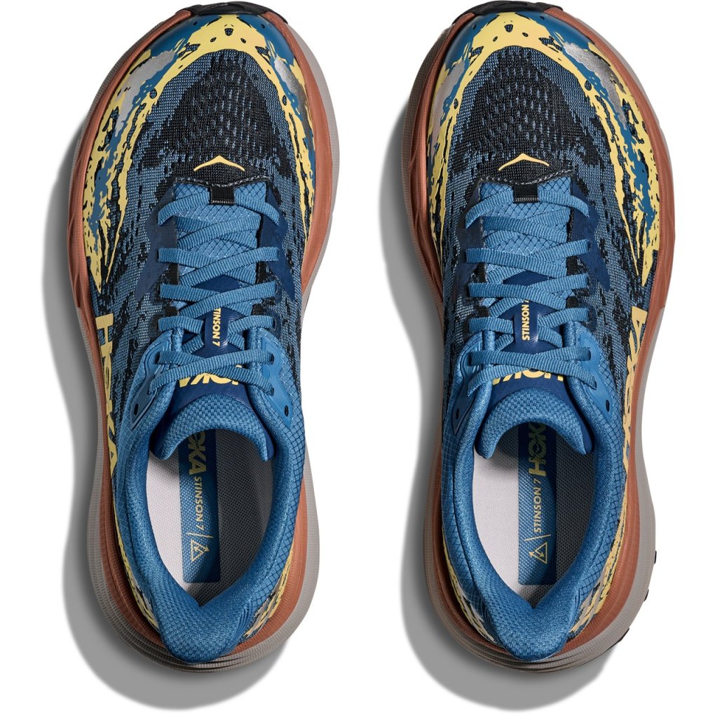 Hoka Stinson 7 Running Shoes Men - foggy night / cardamom | BIKE24