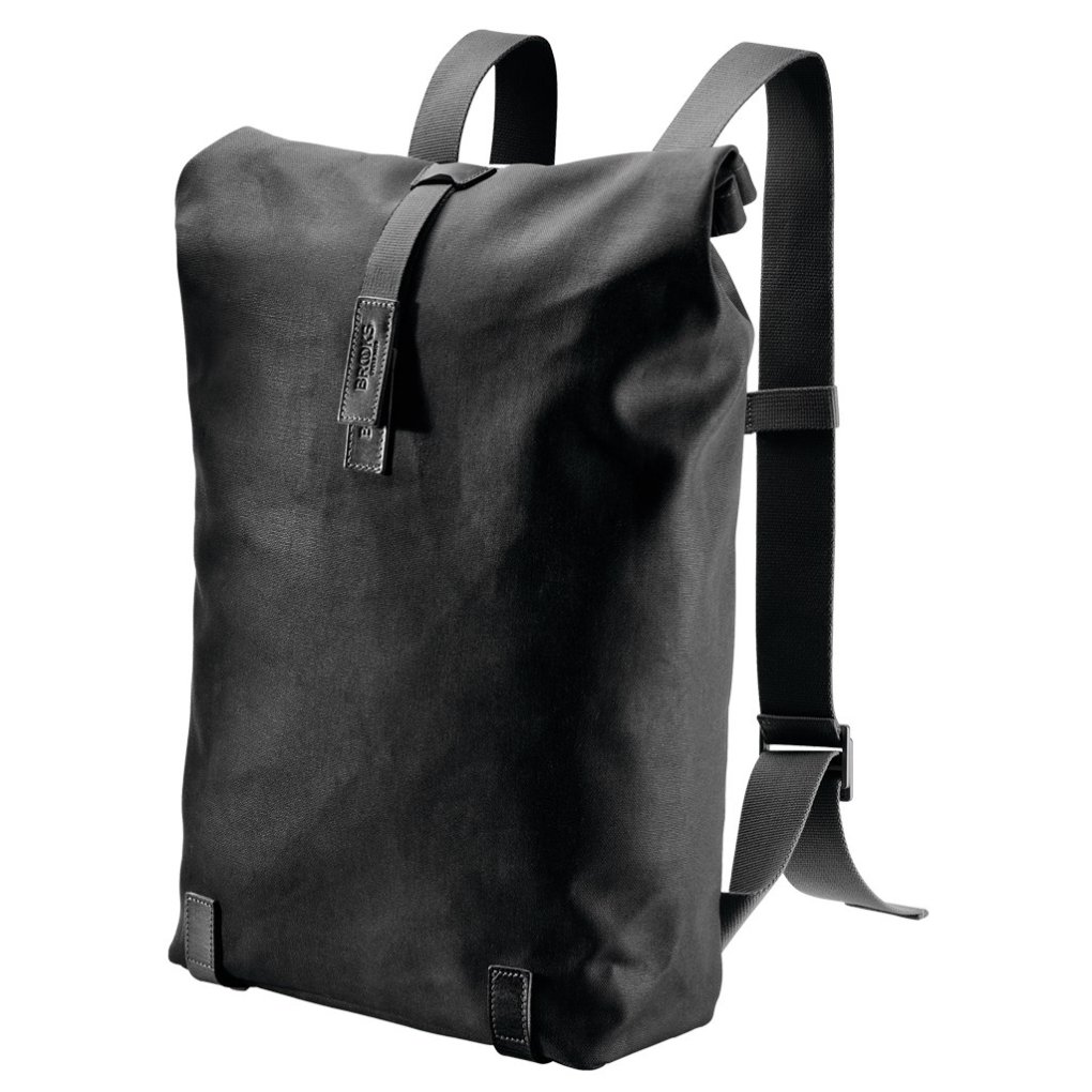 アクセサリー BROOKS PICKWICK BACKPACK 26L BLACK Brooks Pickwick Cotton Canvas Backpack - 26L - total black | BIKE24