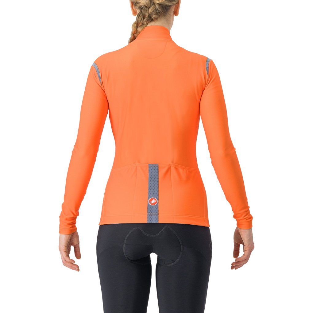 Castelli Tutto Nano RoS Jersey Women - red orange 857 | BIKE24