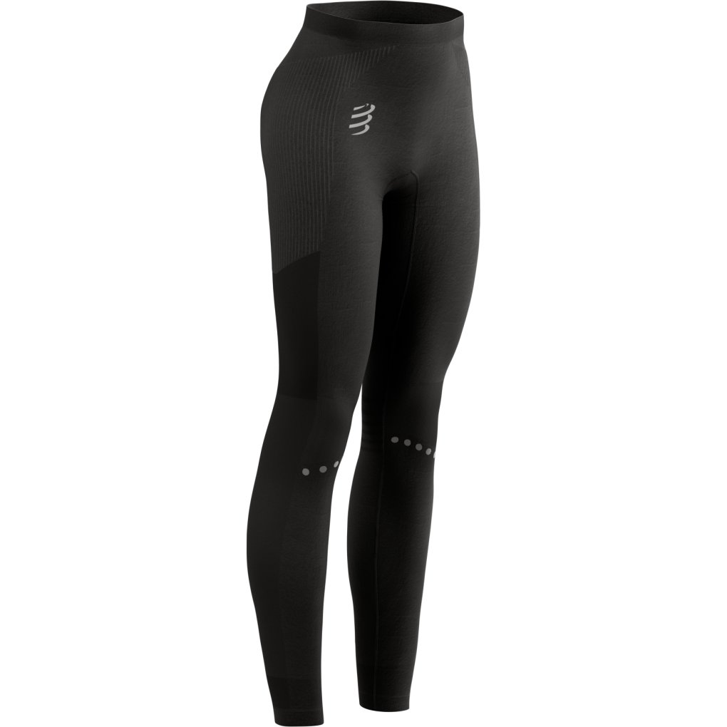 Compressport Winter Running Leggings Women black BIKE24