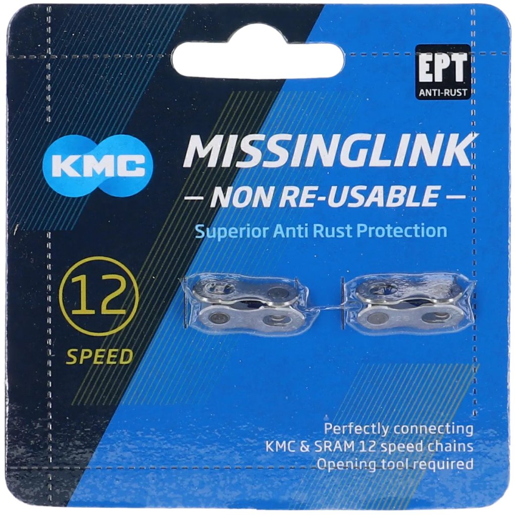 リーちゃん　KMC DLC 12 & Missing Link KMC CHAIN | Missing Link 12 2 Pairs Bicycle Chain Connector – KMC