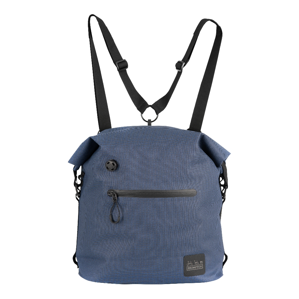 アクセサリー BROMPTON BOROUGH ROLL TOP WATERPROOF BAG Brompton Borough Waterproof Roll Top Bike Bag - 9L - navy | BIKE24