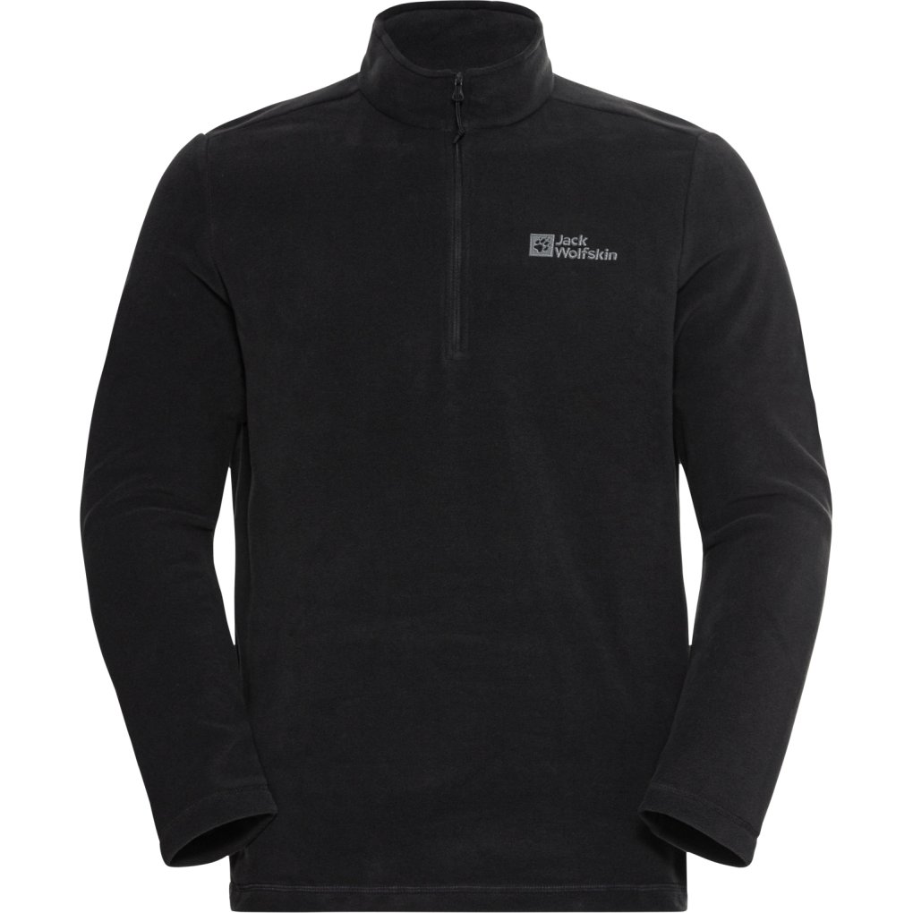 Jack Wolfskin Taunus Half Zip Fleece Pullover Men black BIKE24