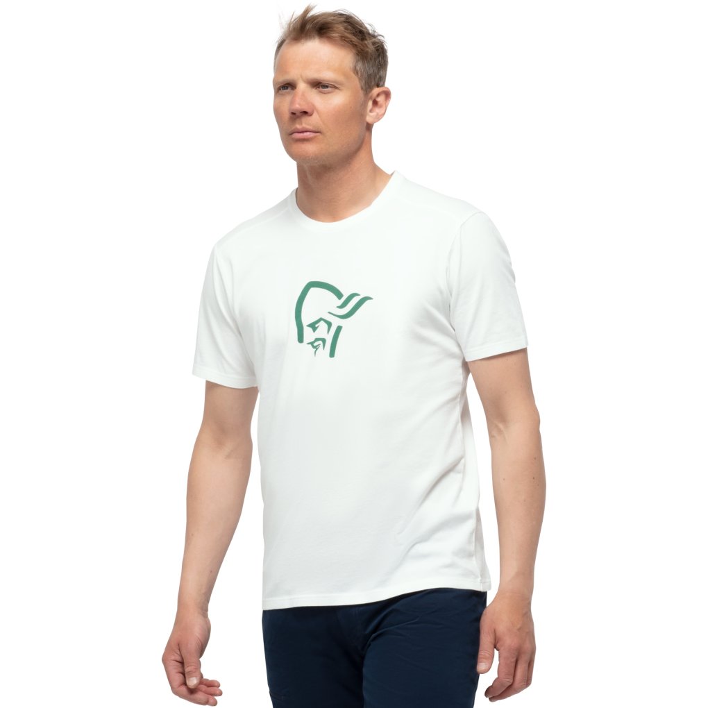 Norrona /29 cotton viking T-Shirt Men - Indigo Night/Sky Cap | BIKE24