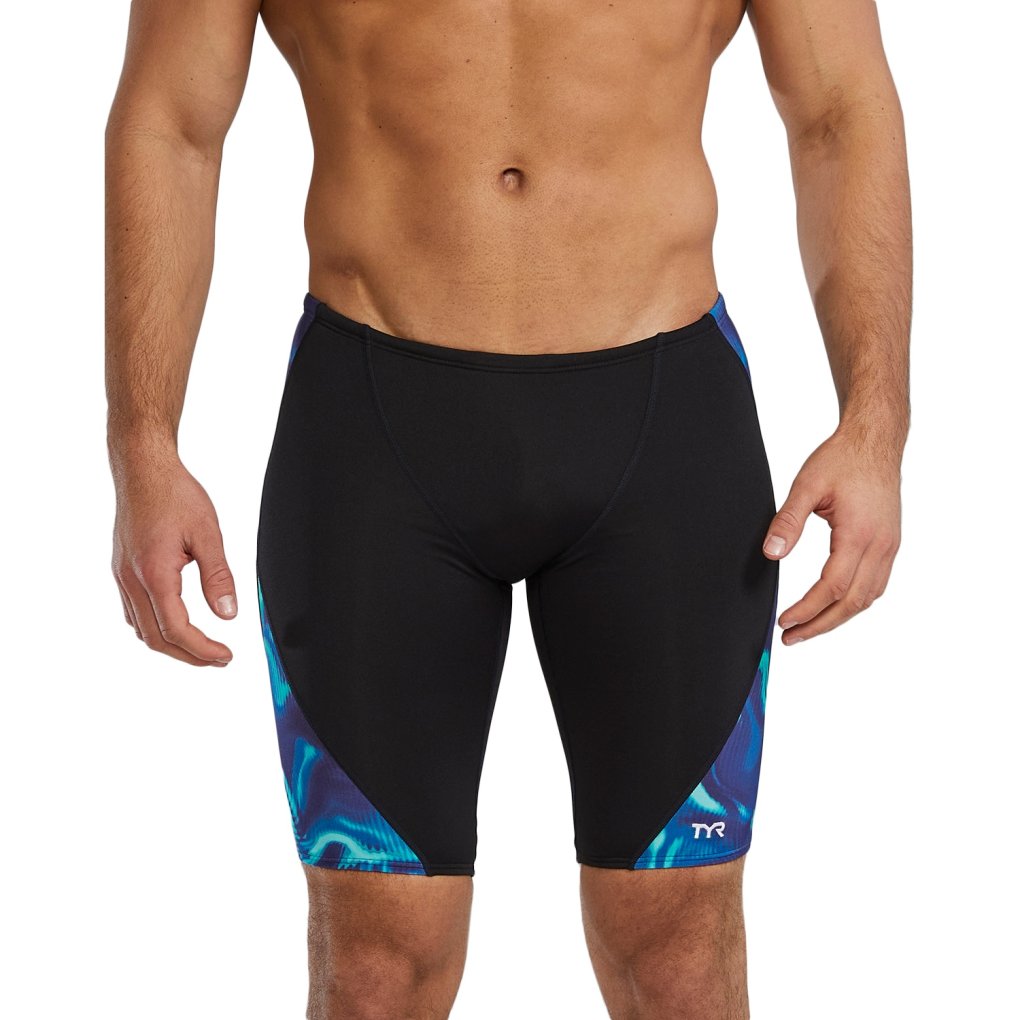thumbnail image 2 of TYR Boys' Waveform Durafast Elite Blade Splice Jammer - High-Performance Competition Swim Jammer 2 of 6