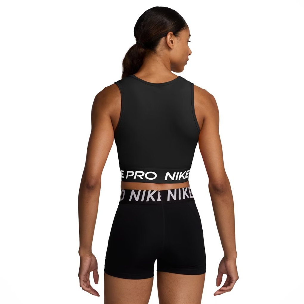 Nike Pro Dri-Fit Crop Tank Top Women black/white FZ3615-010