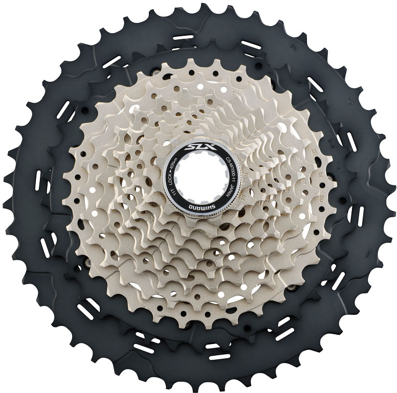 Shimano SLX CS-M7000 Cassette 11-speed - silver/black | BIKE24
