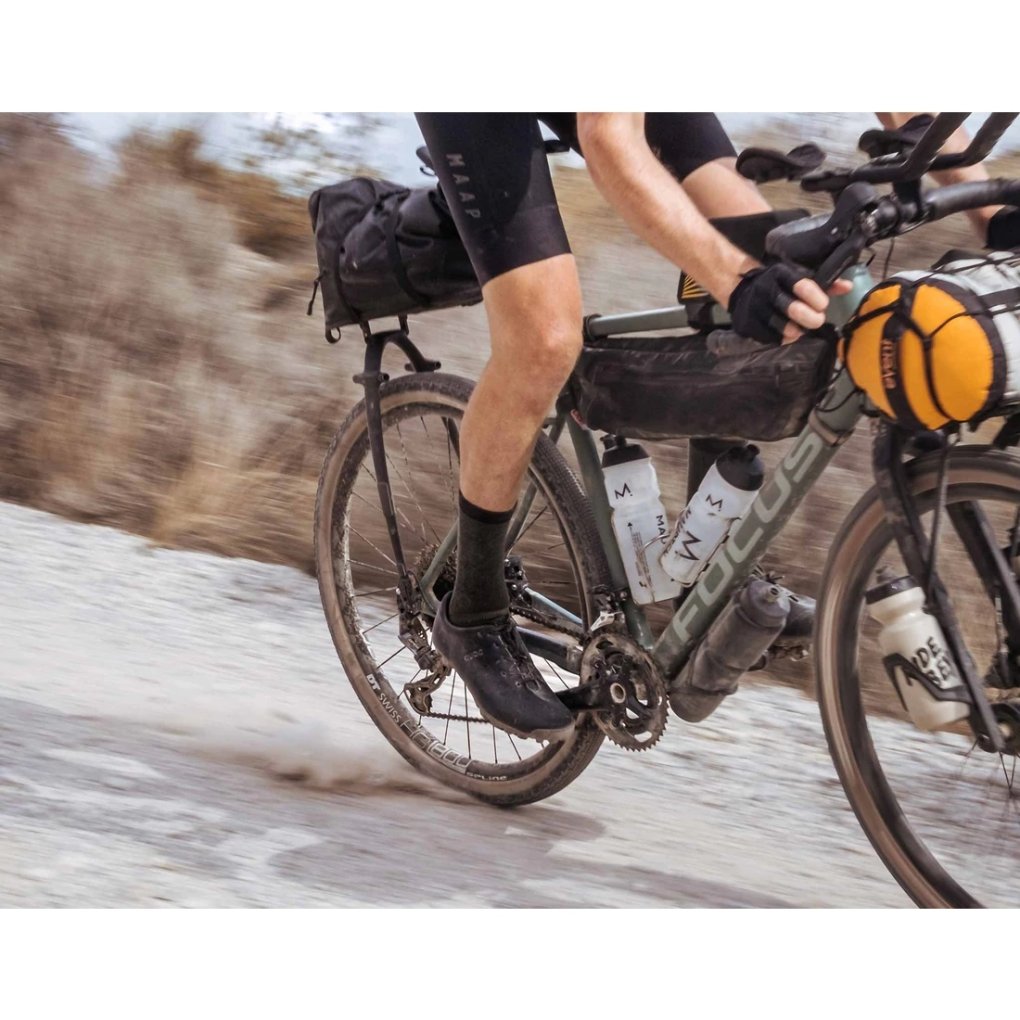 QUOC Gran Tourer Lace Gravel Bike Shoes - black gum | BIKE24