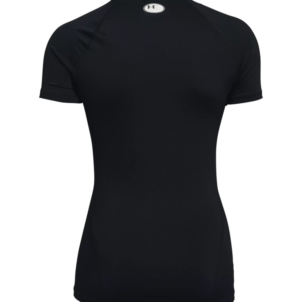 Under Armour HeatGear® Short Sleeve Shirt Women Black/White