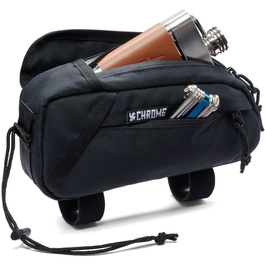 Chrome Holman Frame Bag L-XL – Borsa Da Tubo Superiore In Poliestere Riciclato, 1L, Leggera E Resistente All'Acqua Per Bici.
