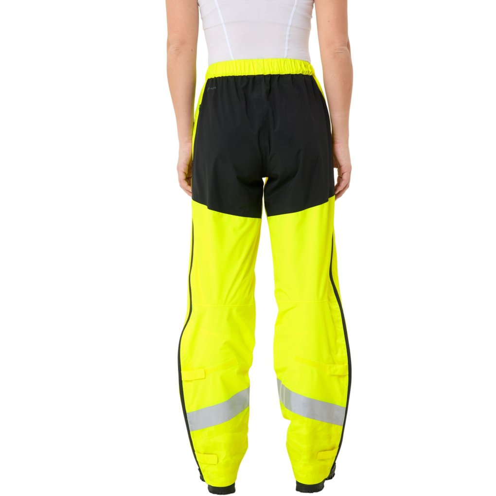 Vaude Luminum Rain Pants Women neon yellow