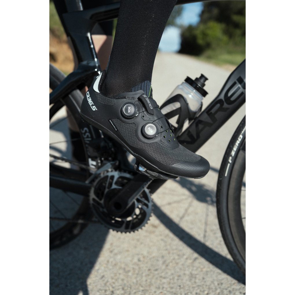 Scarpe per Bici da Corsa Uomo Gregarius nero