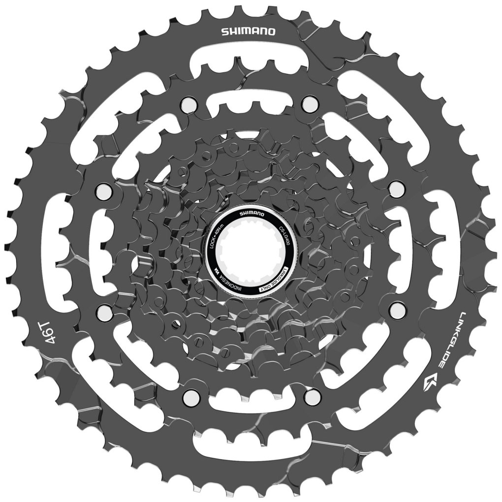 Shimano Cues CS-LG400-9 Cassette 9-Speed 11-46T Shimano HG — afbeelding 1