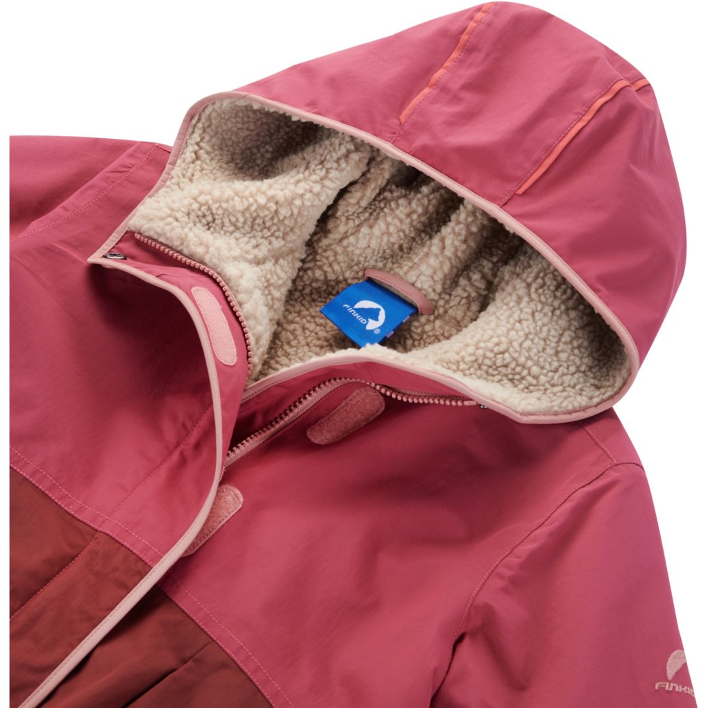 Finkid AINA MUKKA Winter Jacket Girls berry/peach BIKE24