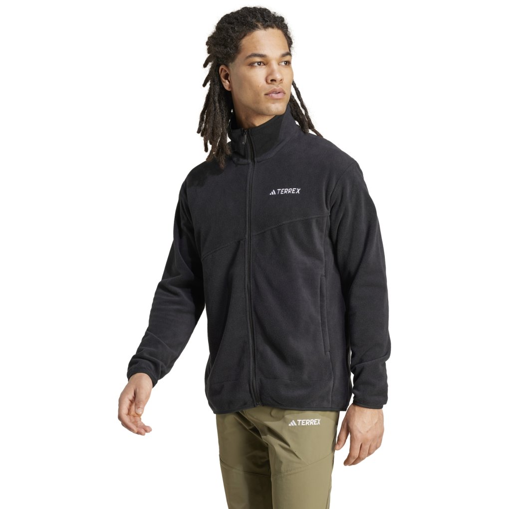 adidas TERREX Multi Fleece Full-Zip Jacket Men - black IZ3294 | BIKE24