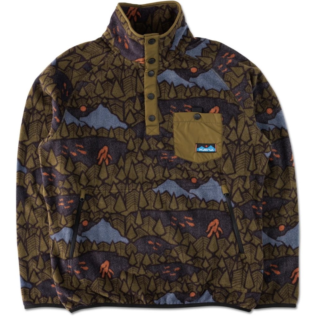 KAVU Teannaway Fleece Pullover Men Sasquatch Night BIKE24