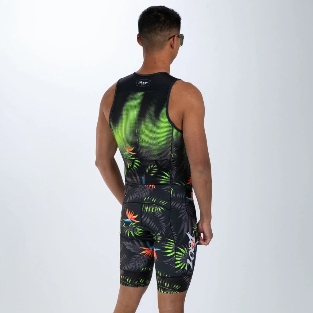 Maillot cycliste Zoot homme taille M noir rouge sans manches