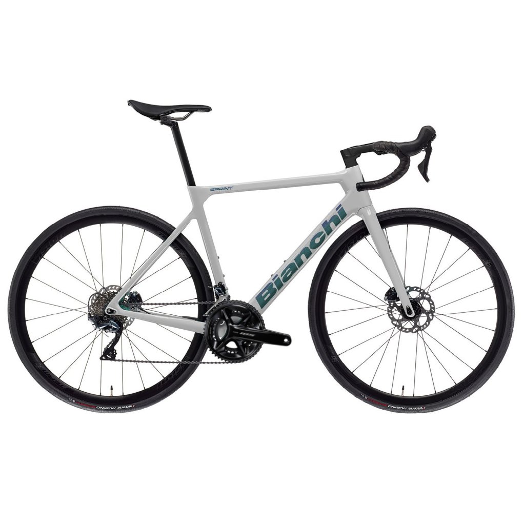 Bianchi Bici da Corsa Carbonio 105 SPRINT 2025 light grey