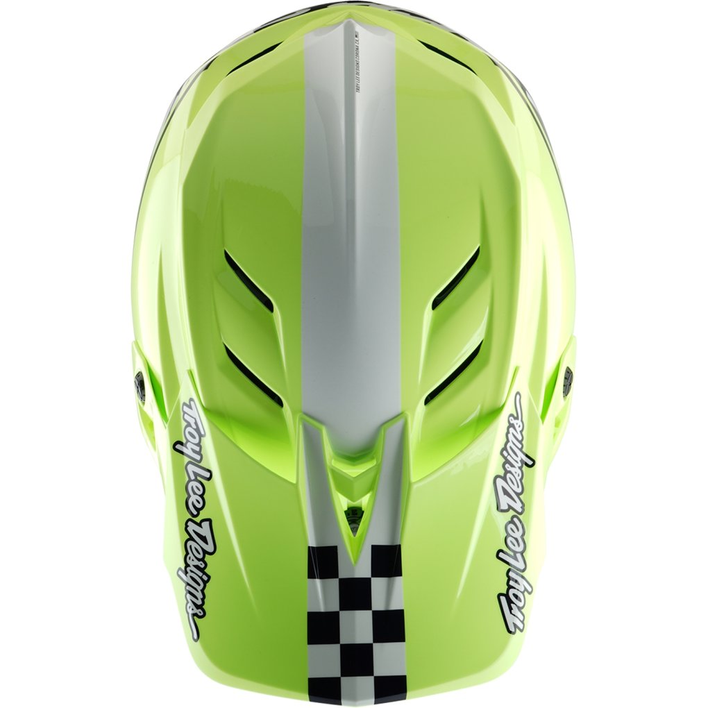 Troy Lee Designs Casque Vélo - D4 Composite MIPS - Omega White/Blue