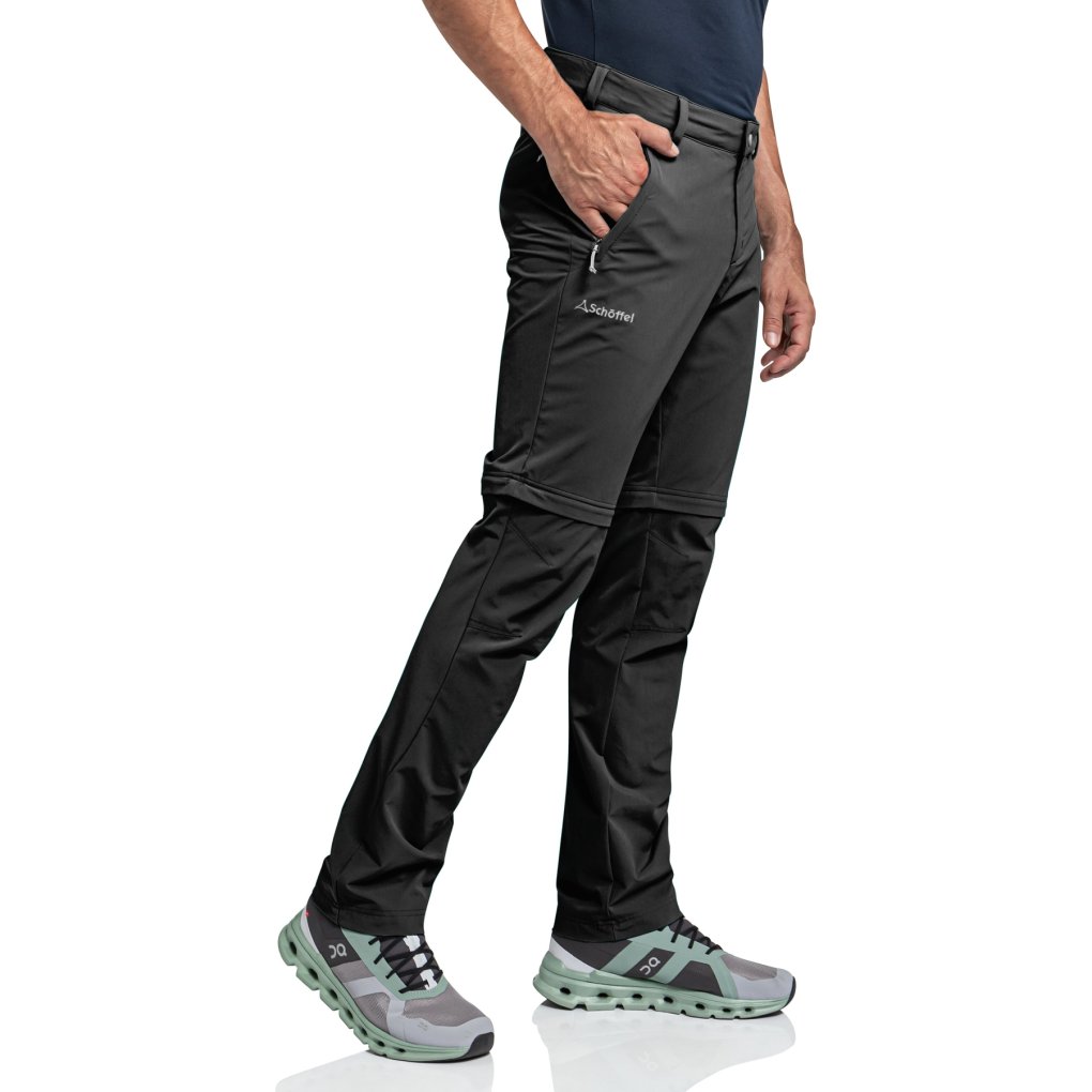 Pantalon De Randonnée Homme Schöffel Venturi, Taille XS, Noir, Imperméable Et Coupe-vent