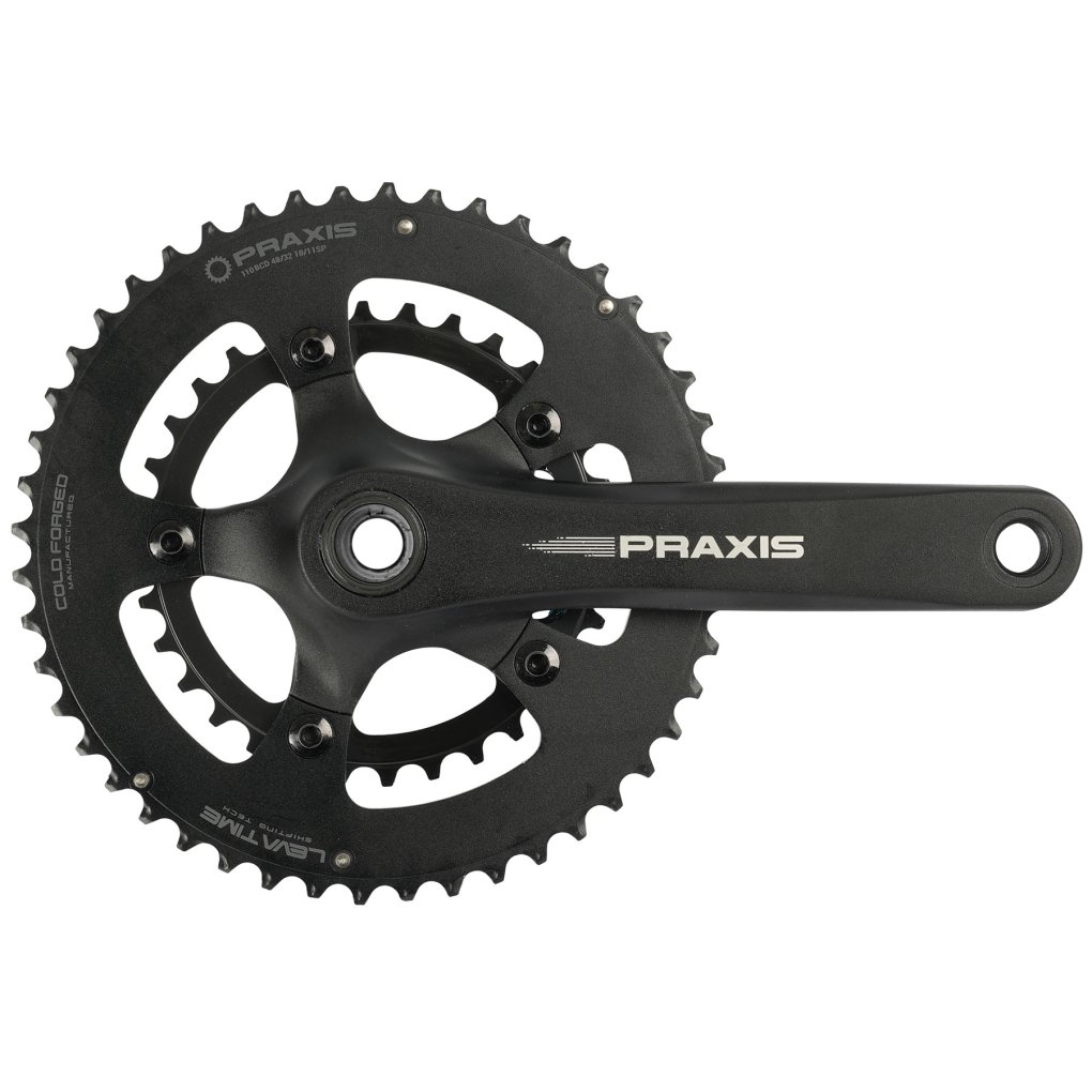 Praxis Works Alba Crankset - 48/32 - 10/11-speed - Black - Special