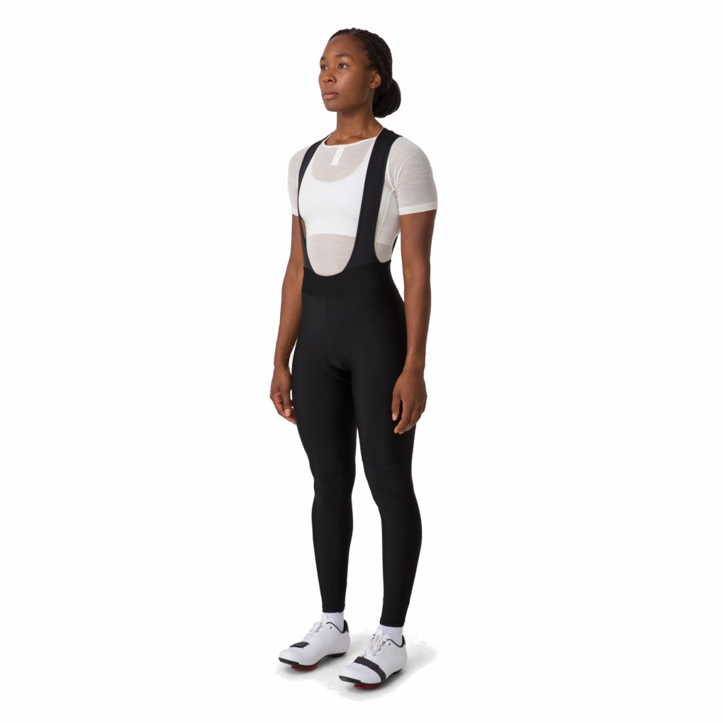 ウェア Rapha CORE WINTER TIGHTS WITH PAD size-S Rapha Core Winter Bib Tights with Pad Women - black | BIKE24