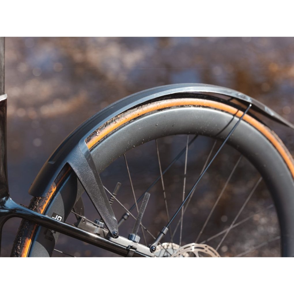Garde-boue De Vélo Vintage - Fabrication Française - Argenté - État D'occasion