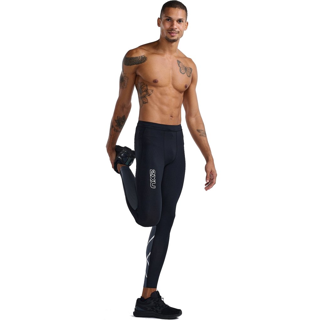 2XU Light Speed React Compression Tights Men - black/white