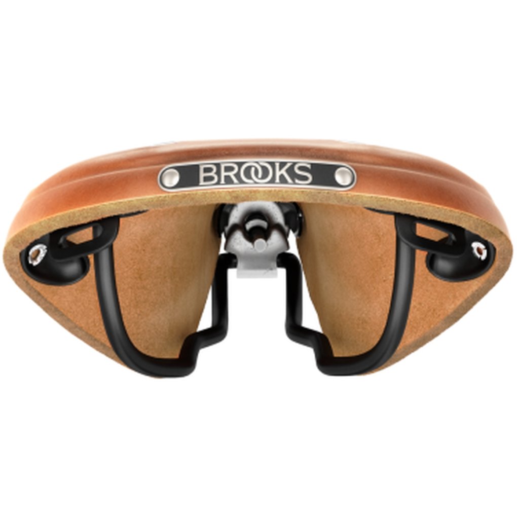 Brooks B17 Narrow Bend Leather Saddle - honey | BIKE24