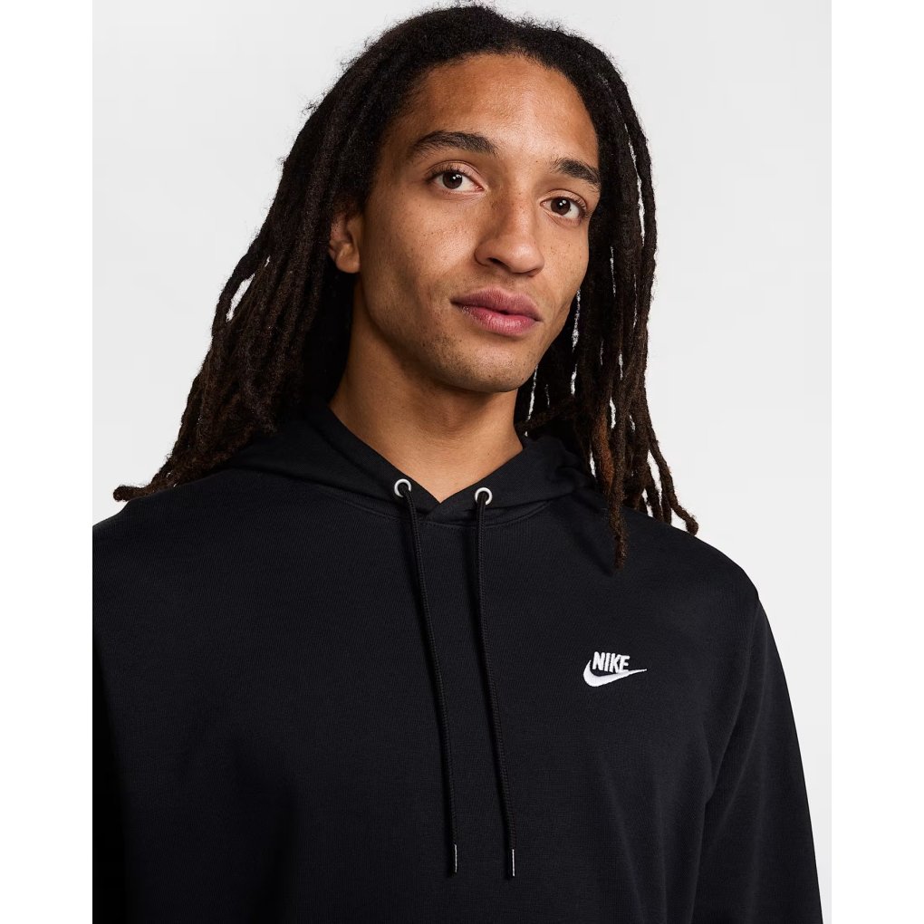 Nike Club French Terry-Hoodie Men black/black/white FN3866-010