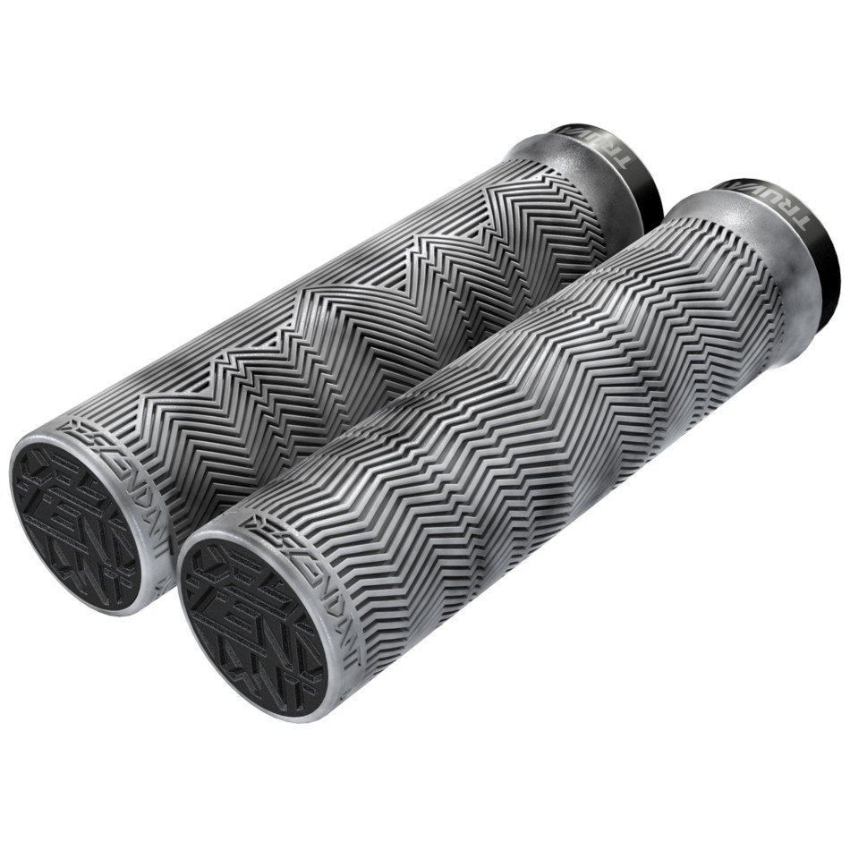 Truvativ Descendant MTB Lock On Grips light grey/black marbled