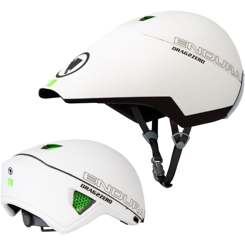 Endura Drag2Zero Aeroswitch Road Helmet white
