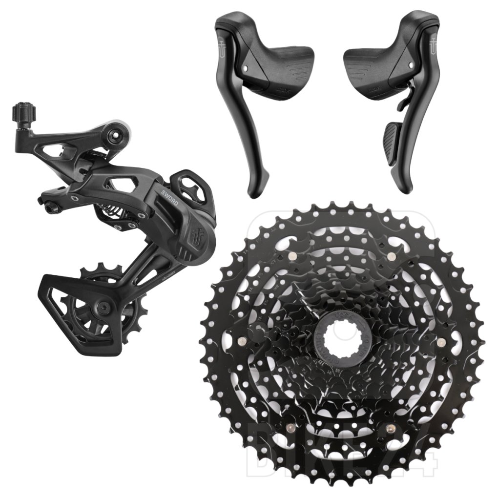 microSHIFT SWORD BLACK Upgrade Kit - Road | Medium | 1x9-speed